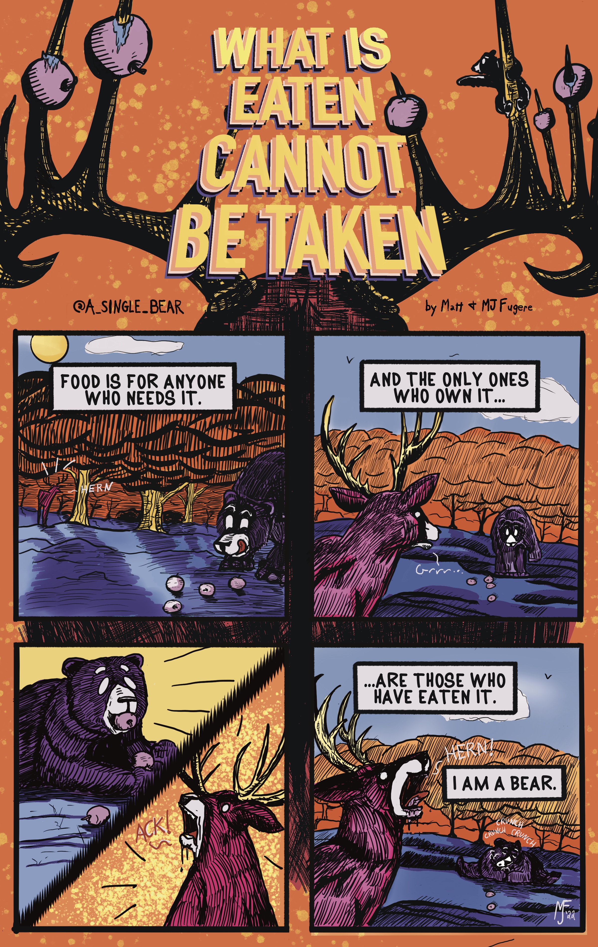 What Is Eaten Cannot Be Taken | Hello, I am a bear